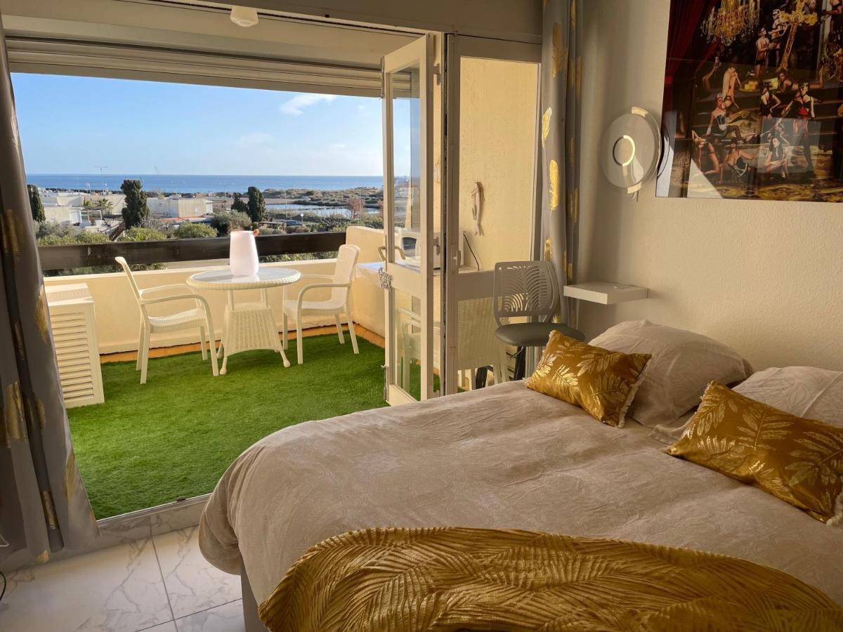 Showtime Naturiste Port Nature 6 Parking Prive Clim Ascenseur Vue Mer Agde Exteriör bild