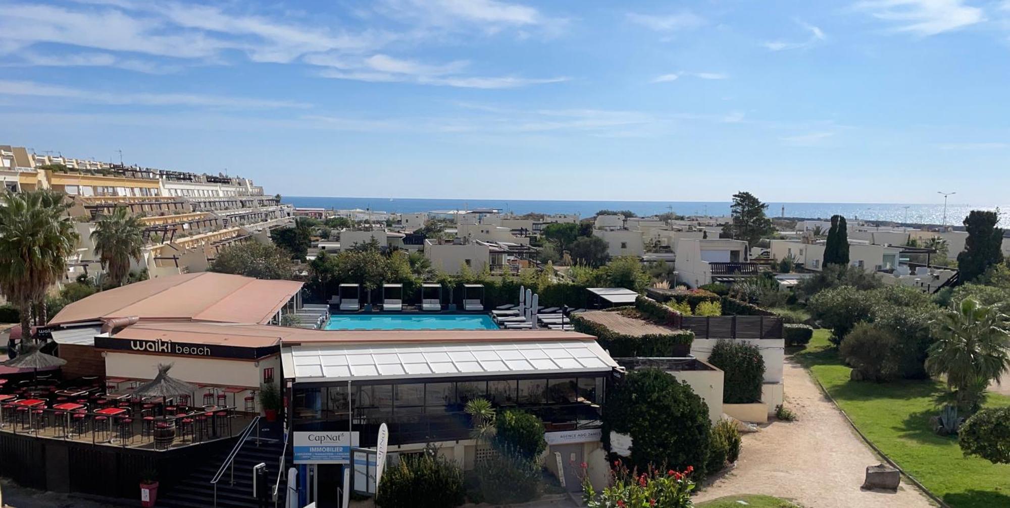 Showtime Naturiste Port Nature 6 Parking Prive Clim Ascenseur Vue Mer Agde Exteriör bild